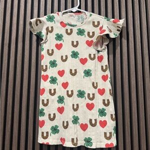 Mini rodini heart clover shoe horn 4-5 dress